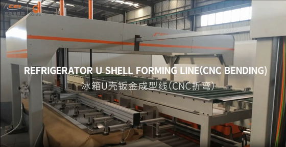Línea de formación de caparazón en U del refrigerador ((doblaje CNC)