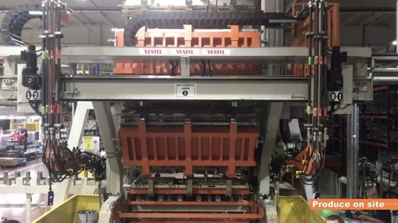 Equipo de producción de refrigeradores de electrodomésticos ¥8 Estación línea de espuma de paneles de puertas giratorias